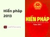 Hiến pháp năm 2013 [Media]