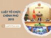 Luật Tổ chức Chính phủ 2015 [Media]